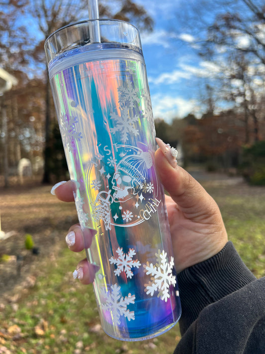 Just Chill Skinny Tumbler