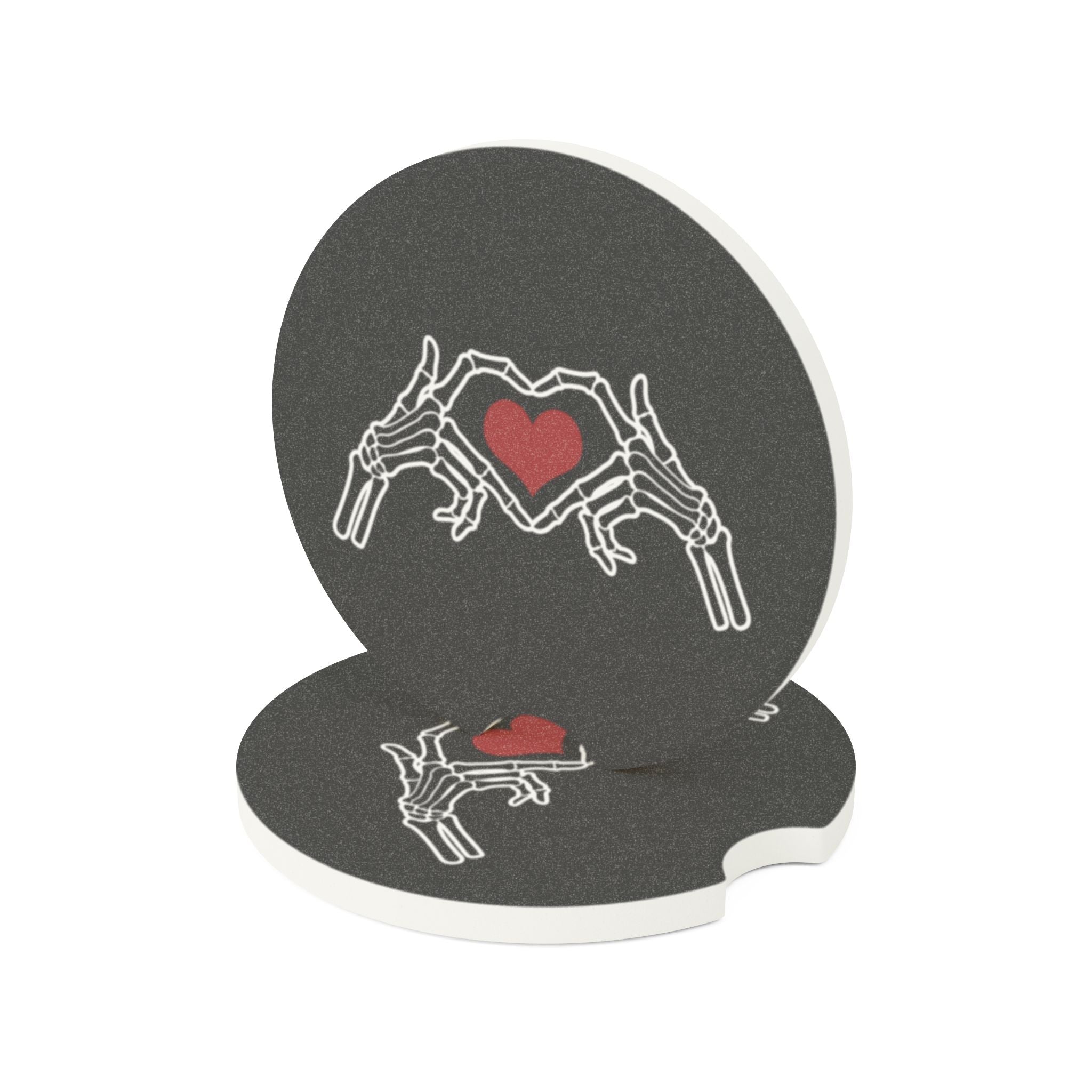 Hand Heart Car Coaster