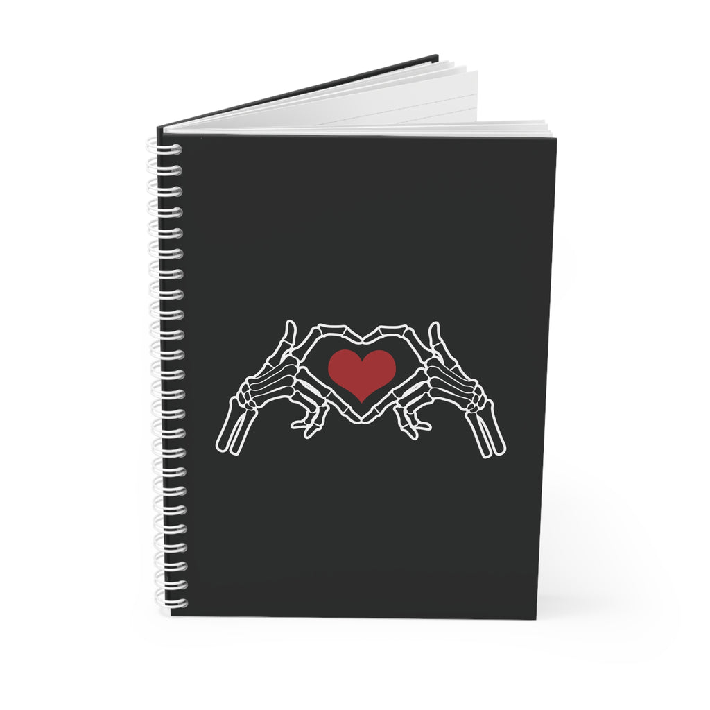 Hand Heart Spiral Notebook