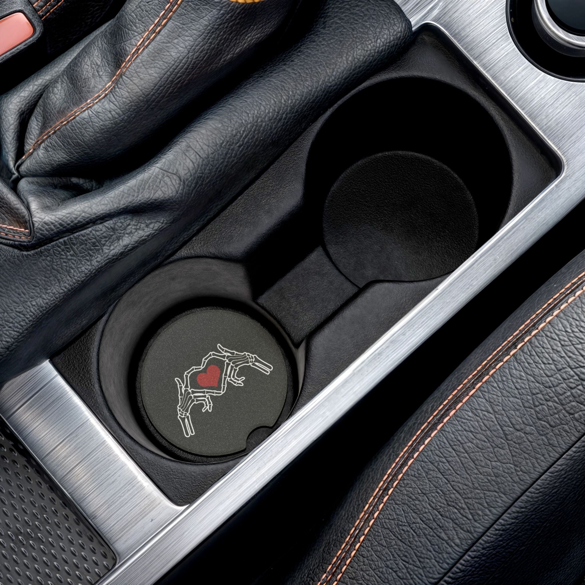 Hand Heart Car Coaster
