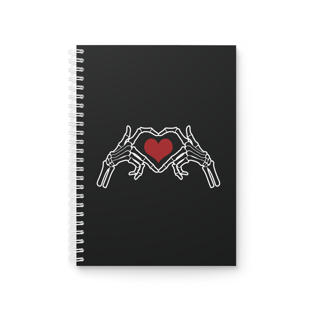 Hand Heart Spiral Notebook